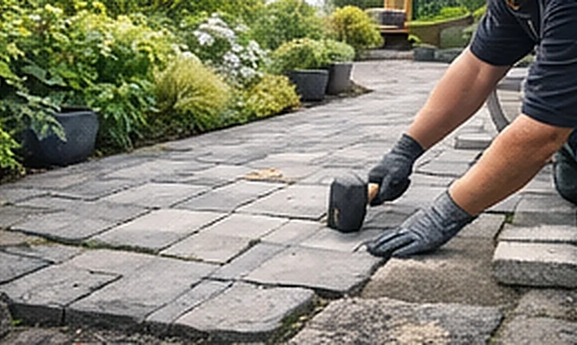 Bestrating en terras